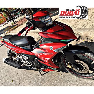 Tem Trùm Exciter 150 Đỏ Nhám RC