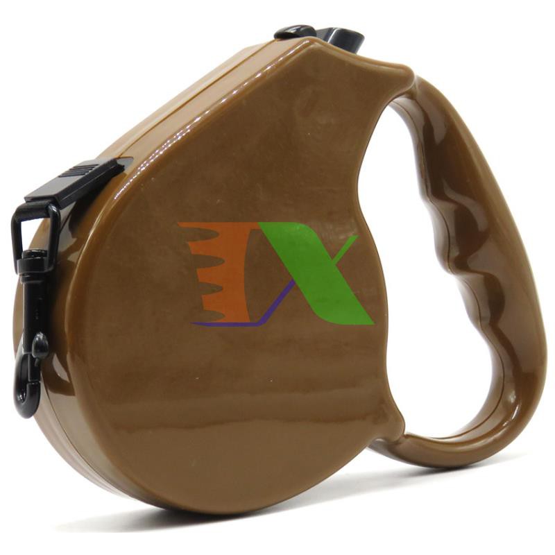 Xích chó mèo rút gọn XRU-5M, Hộp dây dắt chó 5m, dây dắt chó mèo đi dạo có khóa