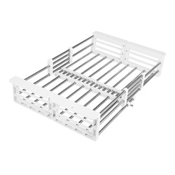 Kệ inox  loại lớn mới gác trên bồn rửa - Kệ inox size đại để gác trên bồn rửa chénGD112