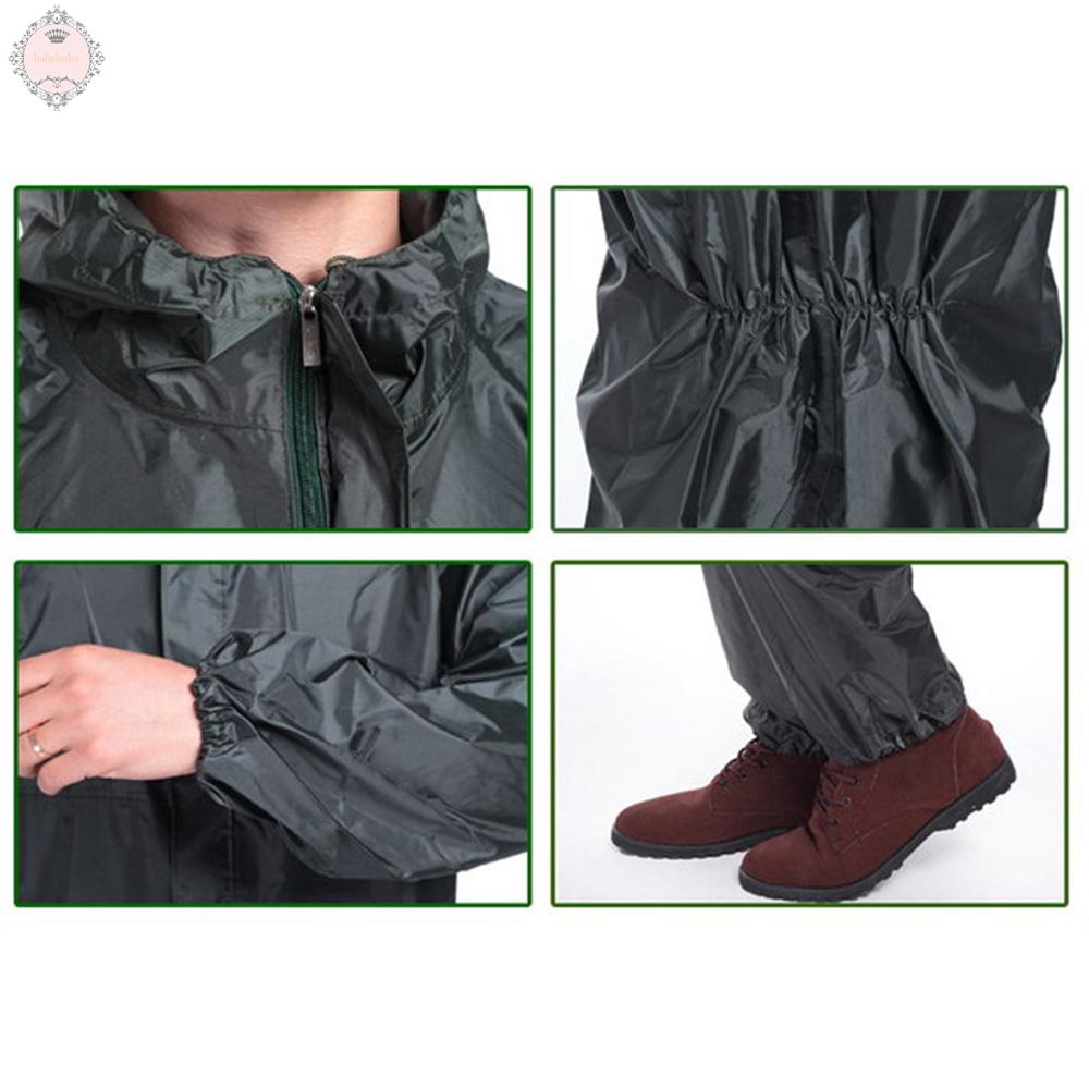 Bộ áo mưa liền thân chống thấm nước thời trang mới phù hợp cho nam khi lái xe 5 cỡ tùy chọn