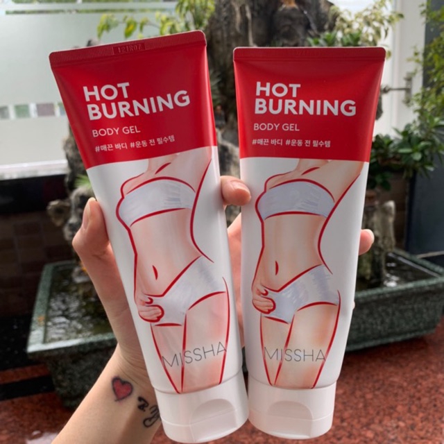 Gel tan mỡ Missha Hot Burning Perfect Body Gel