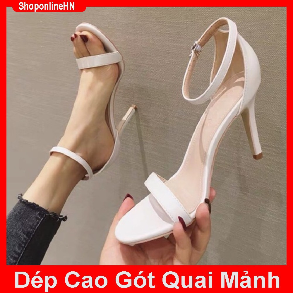 Free Ship Giày cao gót / Sandal cao gót nhọn 9p - FORM CHUẨN kèm clip thật