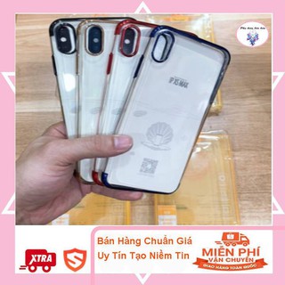 Ốp VuCase Lưng Trong Viền Xi Màu Sang Chảnh cho Iphone