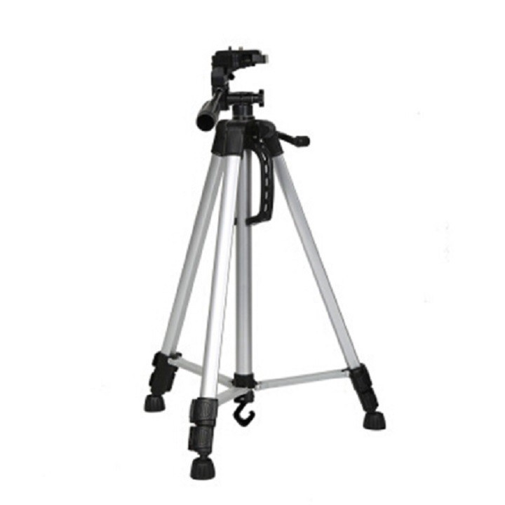 Gậy tripod kẹp điện thoại ipad máy tính bảng camera có khóa 3 chiều đầu xoay 360 độ