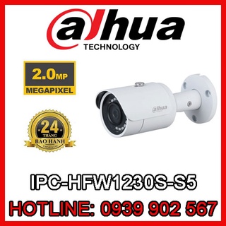Camera ip hồng ngoại 2.0 megapixel dahua dh-ipc-hfw1230s-s5