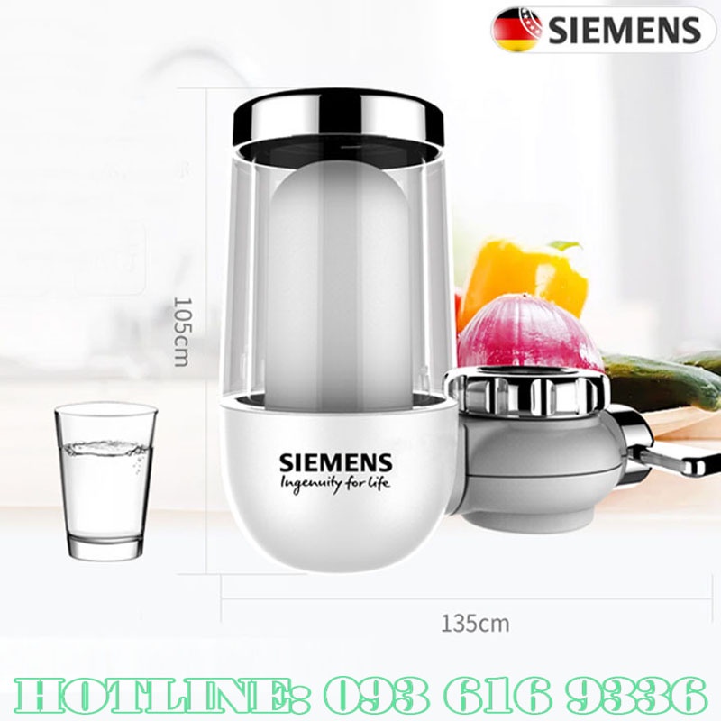 Thiết bị lọc nước tại vòi, Máy lọc nước cao cấp SIEMENS công nghệ ĐỨC - SLC.VN