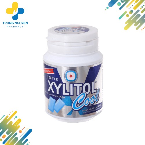 Kẹo gum không đường Lotte Xylitol (Hũ 58g)