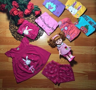 Freeship 99k TQ_Bộ cotton bé gái