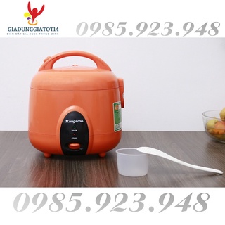 Nồi cơm điện nắp gài Kangaroo KG826S 1.2 lít 500 W lòng nồi chống dính - Chính hãng bảo hành 12 tháng