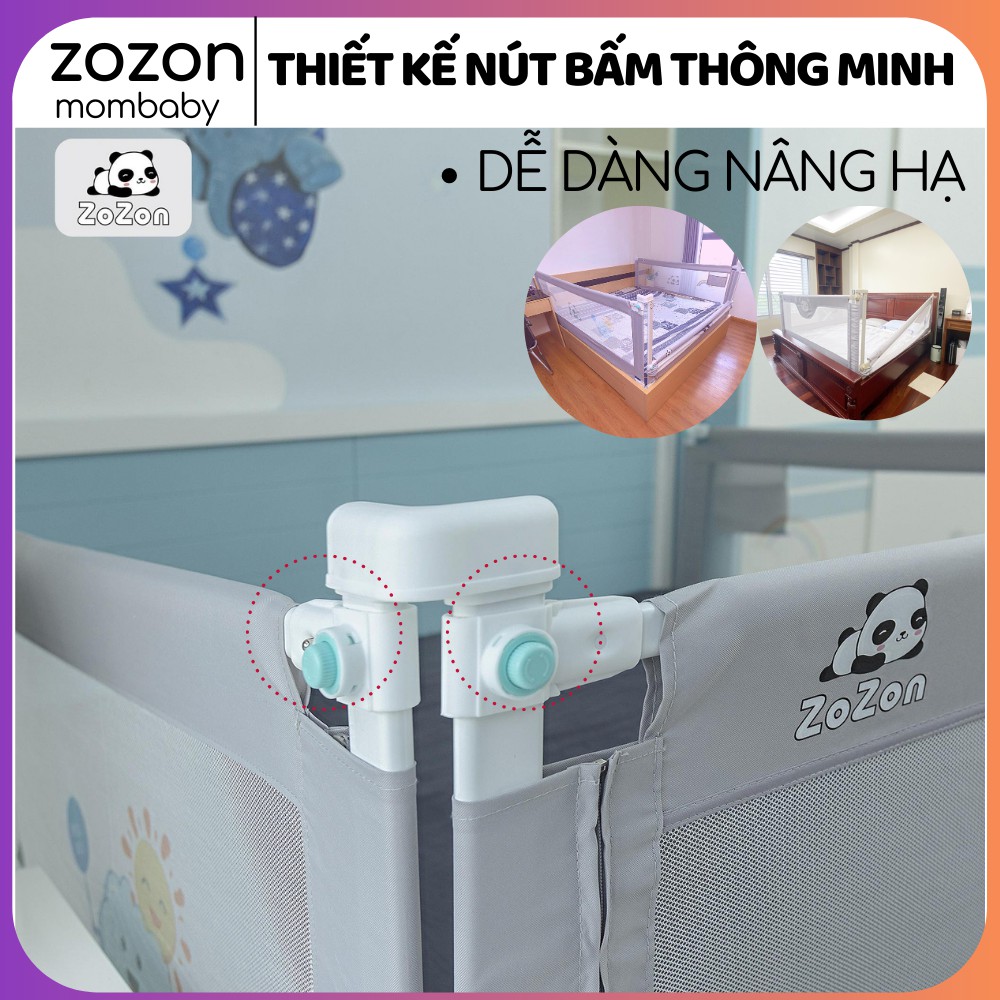 Thanh chắn giường cho bé] chặn giường an toàn 1m6 1m8 2m 2m2 (giá 1 thanh)