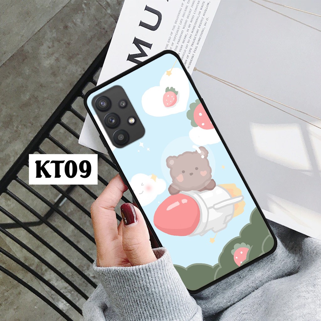 [FreeShip50k] Ốp điện thoại Samsung A32/A52/A72 4G mặt lưng in hình sắc nét, ôm sát điện thoại hình gấu dễ thương