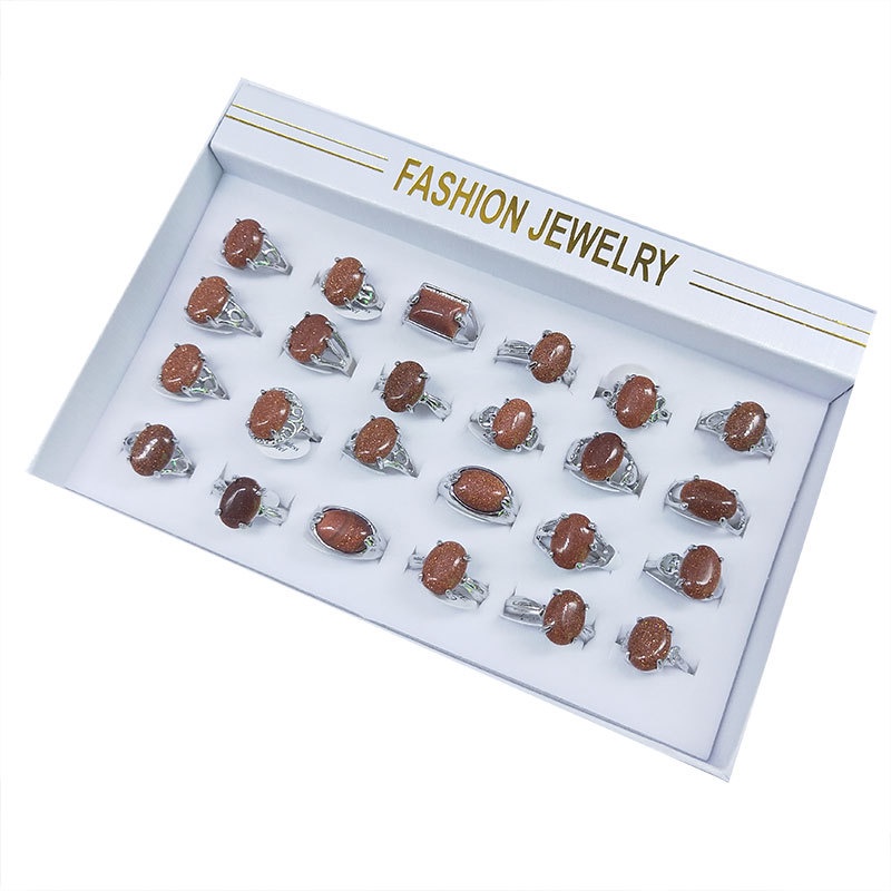 Bộ 20 Nhẫn Đính Đá Thời Trang Thanh Lịch Cho Nữ