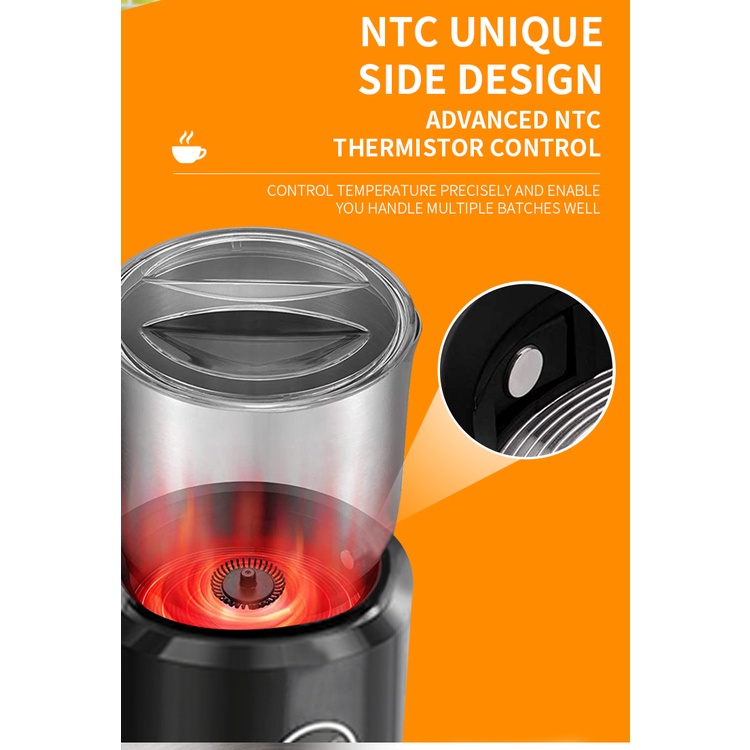 Máy hâm nóng sữa cà phê SADA tự động bằng nhựa tiện lợi