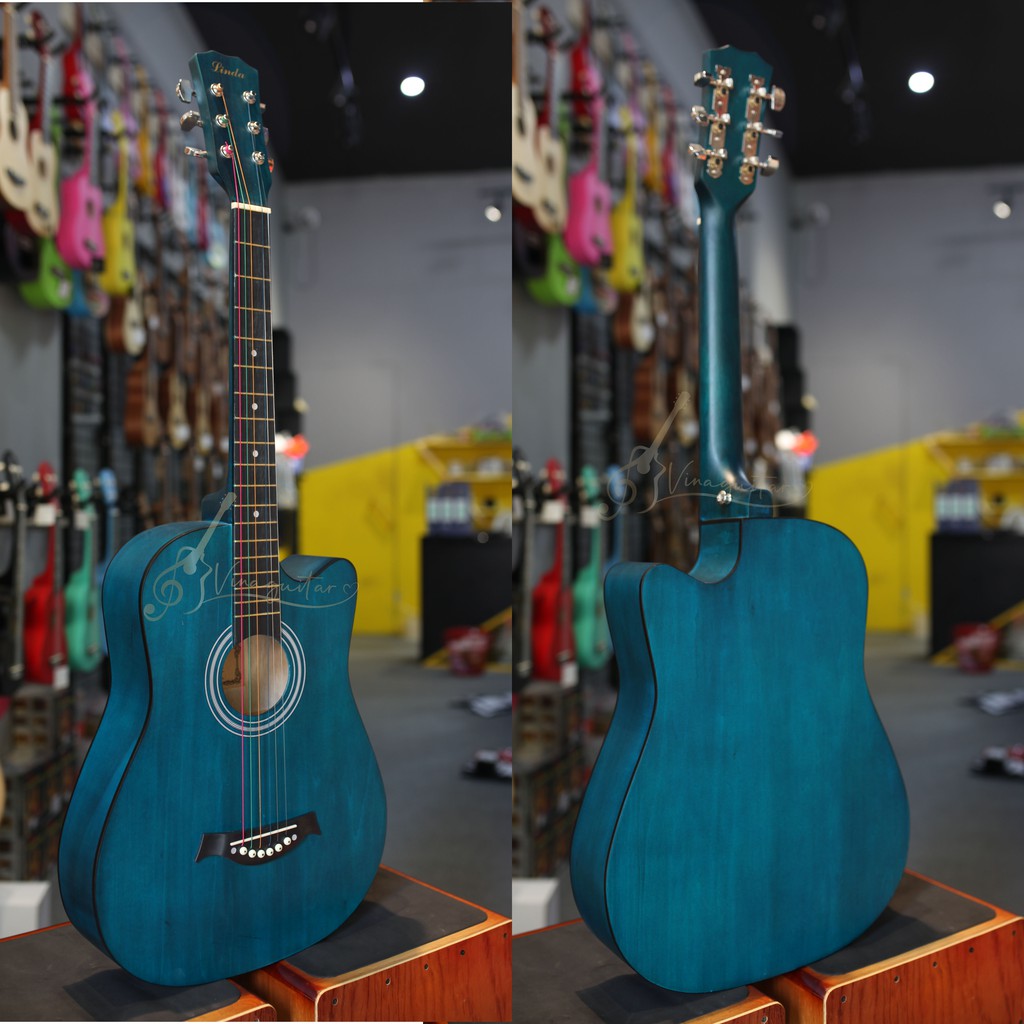 Đàn Guitar Acoustic 3/4 Linda- Tặng Full 12 Phụ Kiện- Phân phối chính hãng bởi Vinaguitar