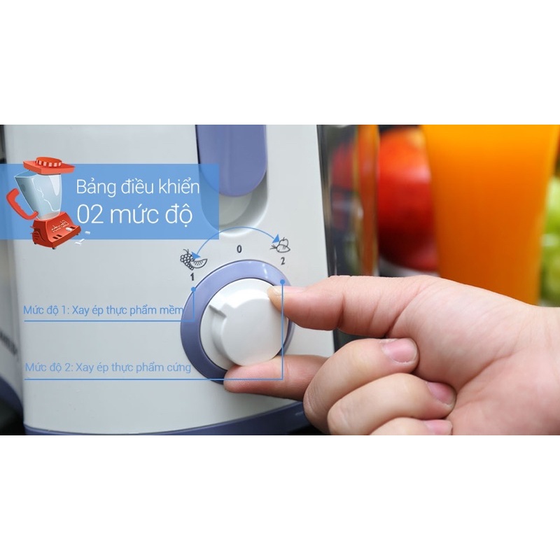 Máy ép trái cây Philips Hr1811