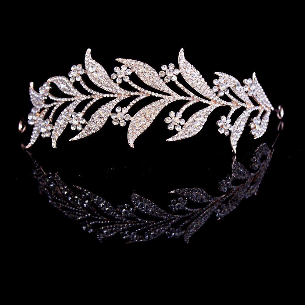 Cài Tóc Hình Lá Thanh Lịch Cho Cô Dâu|Kẹp Tóc Phong Cách Retro Nhiều Màu Sắc