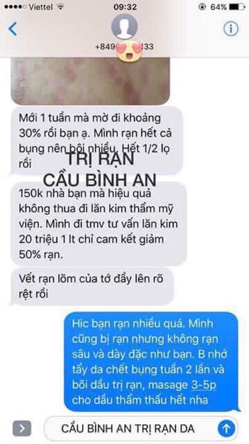 Dầu trị Rạn Da