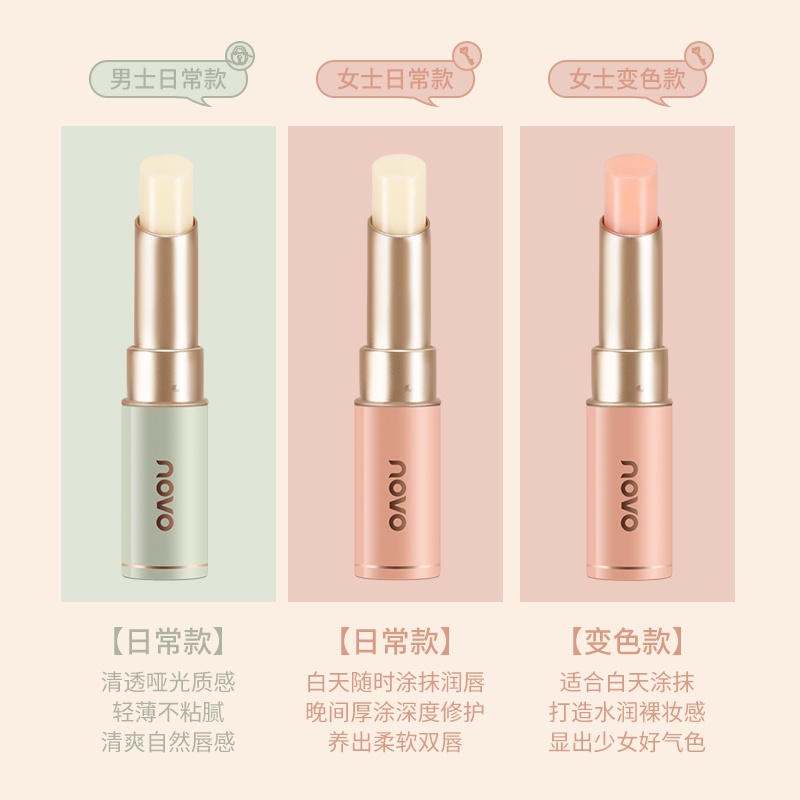 Son Dưỡng Môi Đổi Màu Novo Cân Bằng Ẩm Độc Đáo NO.5540