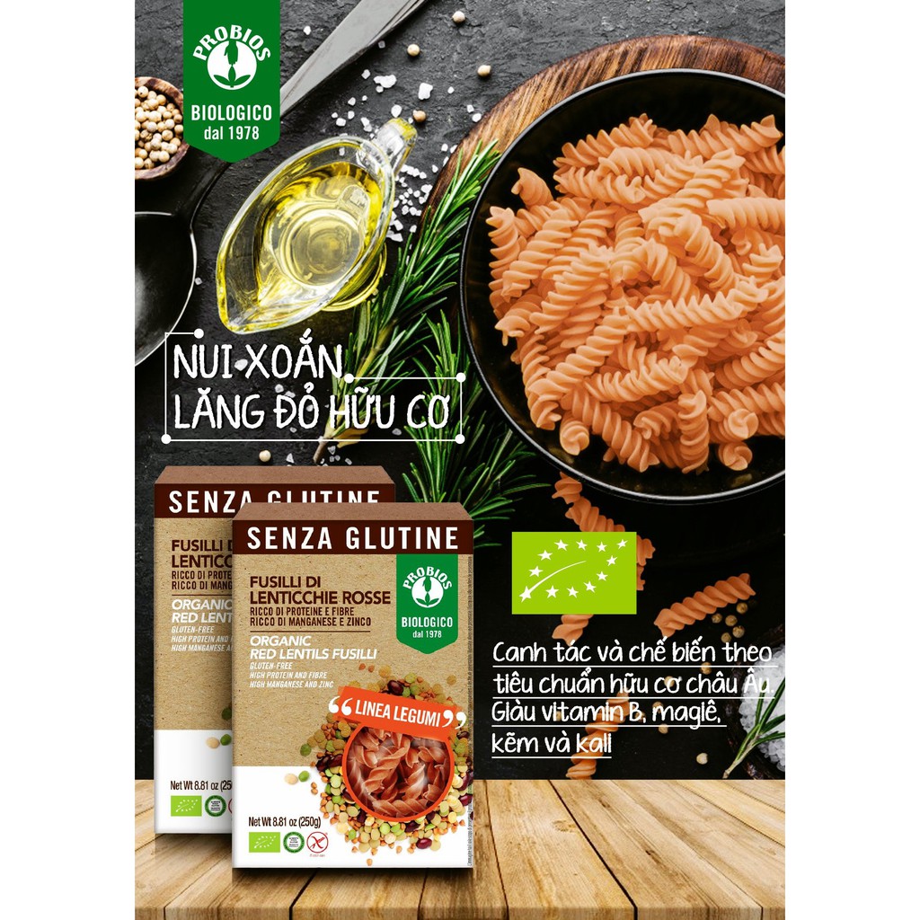 Nui Hữu Cơ 250g ProBios