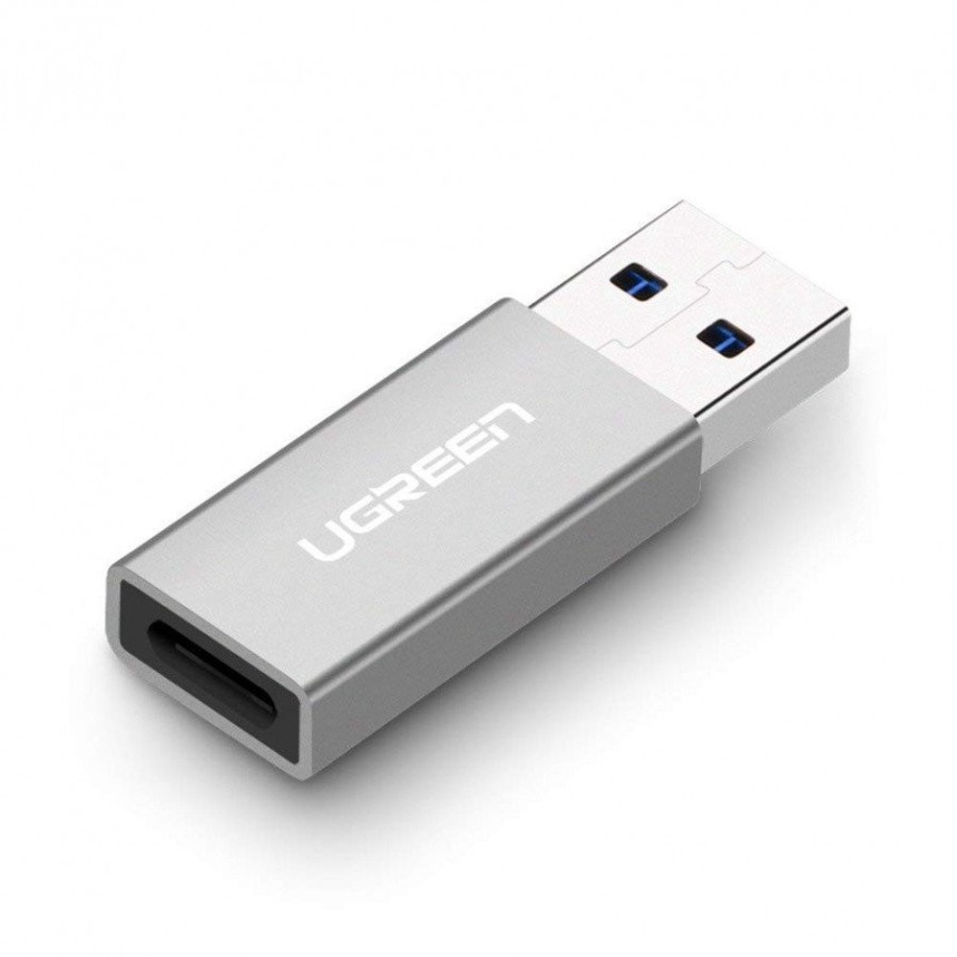 HOT- Adapter chuyển đổi USB 3.0 đực sang USB 3.1 Type C cái UGREEN US204 US276  dùng cho PC, laptop, macbook, điện thoại