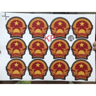 Logo đảng tem 3 lớp
