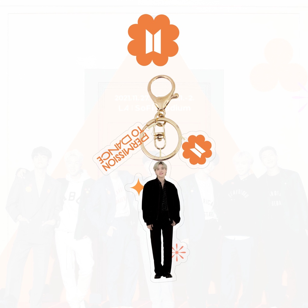 Móc khóa BTS Permission To Dance Unoff