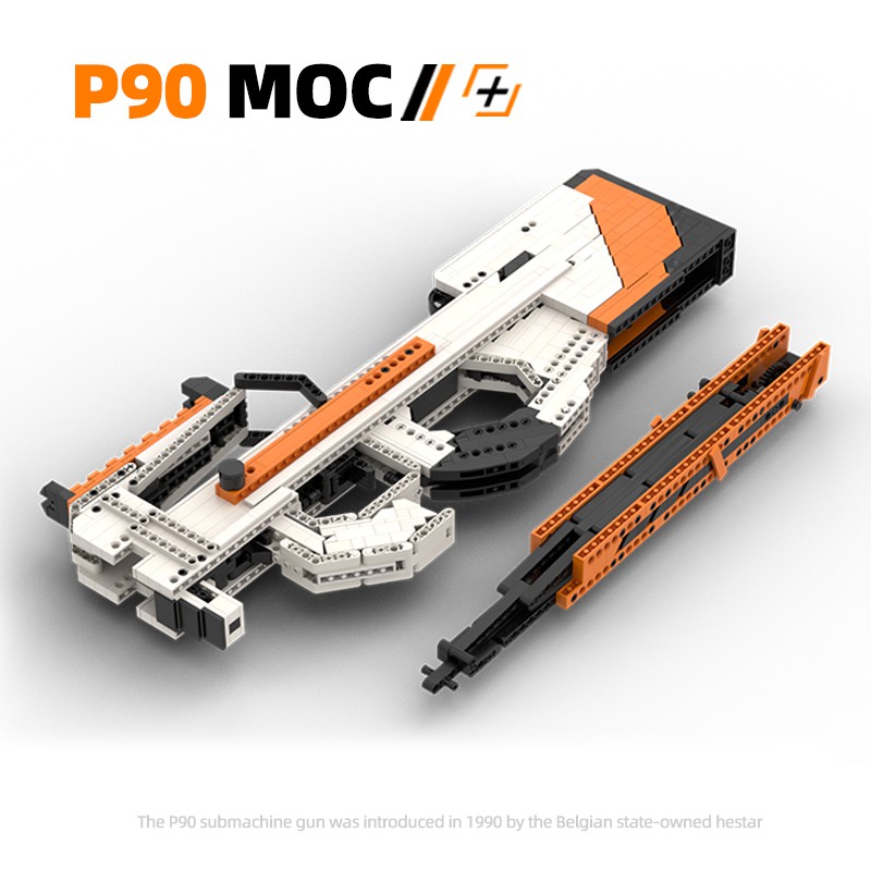 Đồ Chơi Lắp Ráp Kiểu Lego Mô Hình Súng PUBG P90 Asiimov 900+ Mảnh Ghép - Bản Thiết Kế Tiêu Chuẩn Của Kevin183