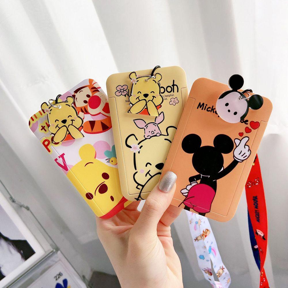 ELLSWORTH Ví Đựng Thẻ ID / Thẻ Ngân Hàng / Thẻ Ngân Hàng Họa Tiết Hoạt Hình Snoopy / Gấu Pooh