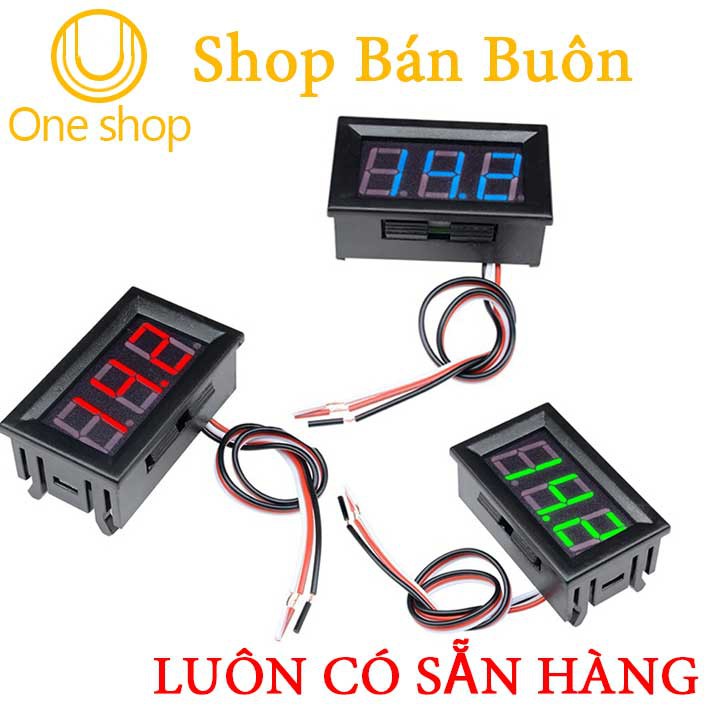 Vôn Kế Điện Tử 0.56 Inch 3.5-30VDC