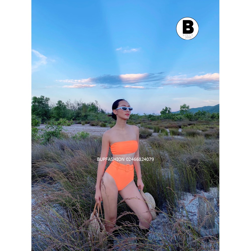BKG06 SET BIKINI 2 MẢNH MÀU CAM