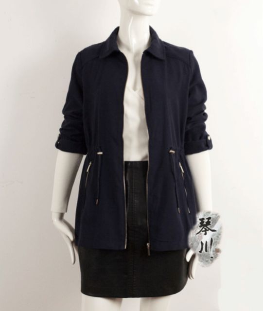 Áo khoác kaki dáng dài rút eo Zar* xuất dư (có sẵn) | BigBuy360 - bigbuy360.vn