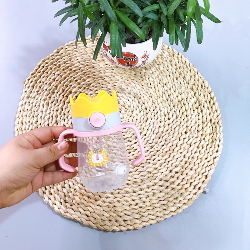 Bình Uống Nước Kichilachi 240ml Mẫu Mới Hình Vương Miện