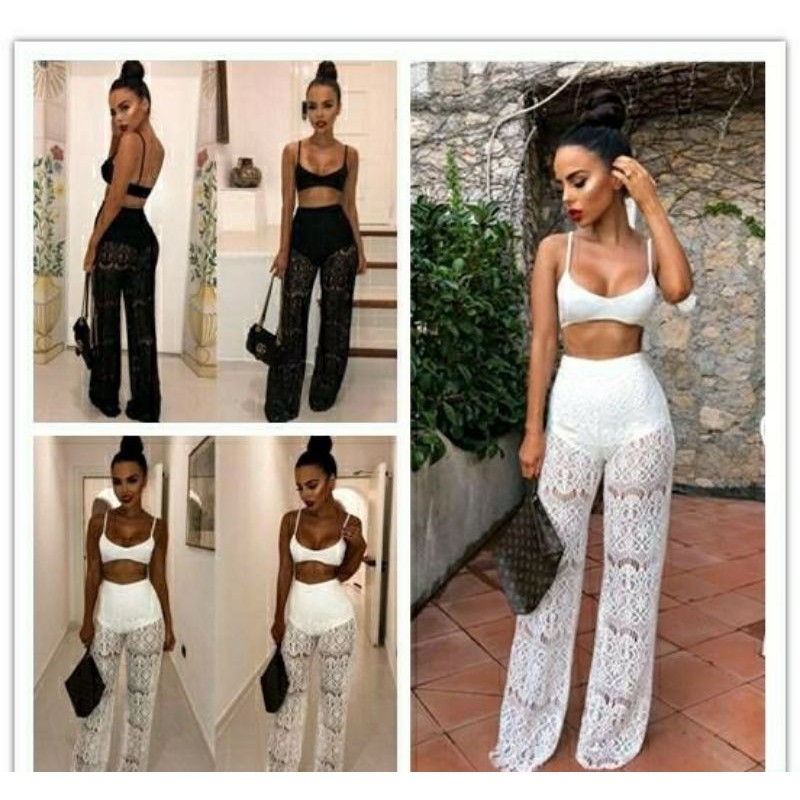 Set ren trắng đi biển siêu xinh