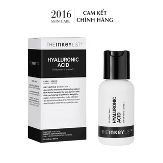 Tinh Chất Cấp Ẩm Phục Hồi Da The INKEY List Hyaluronic Acid Serum 30ml - 2016 Skincare