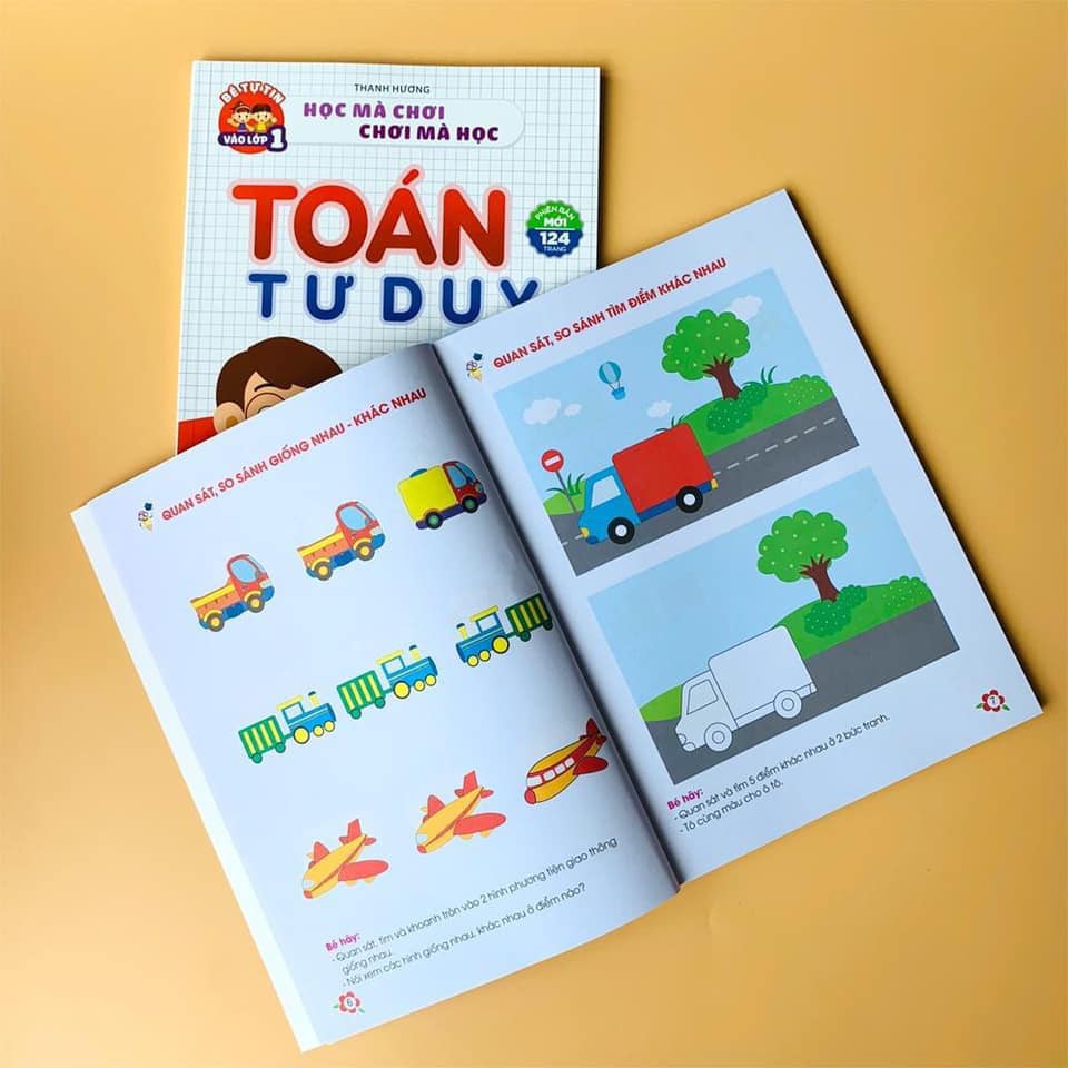 Toán tư duy dành cho trẻ 4-6 tuổi phiên bản mới nhất 2021