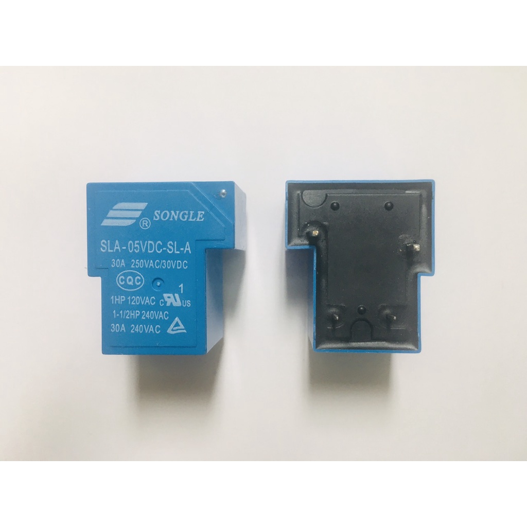 Relay Rơ le 5V, 12V Songle 30A 4 chân