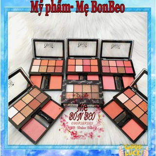 Bộ kit phấn mắt và má hồng obuse 8 ô