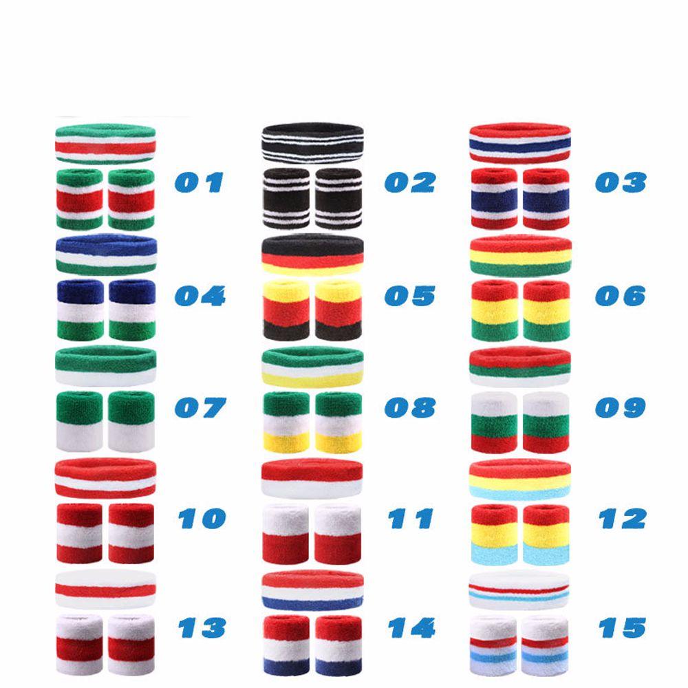 QUINTON 1 Bộ Băng Đô + Băng Đô Đeo Trán Tập Thể Dục, Yoga, Bóng Rổ, Tenni