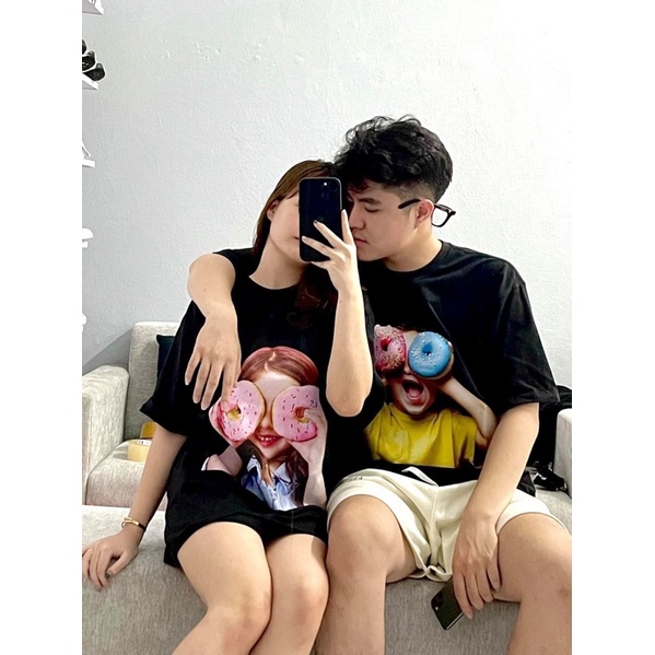 Áo thun ADLV Bé Gái Donut Chuẩn Best Cao Cấp Cotton - Acme De Lavie Baby Face Donut Girl