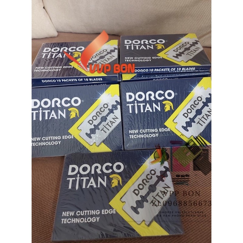 Hộp lưỡi lam Dorco trắng