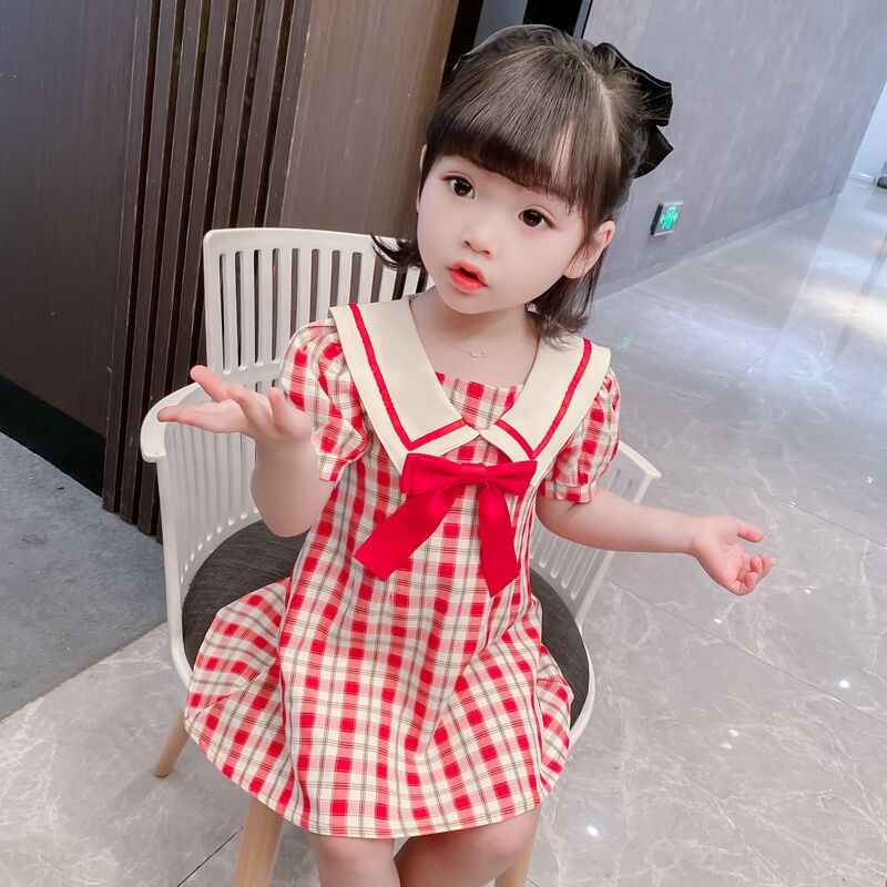 VT67 Size9-25kg Váy Đầm bé gái, kiểu dáng công chúa Thời trang trẻ Em hàng quảng châu