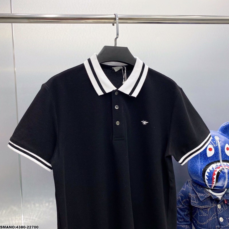 Áo Polo Nam Viền Trắng Ong Đơn Giản Cực Hot - Áo Nam Polo Đi Ỏ Ong Cao Cấp