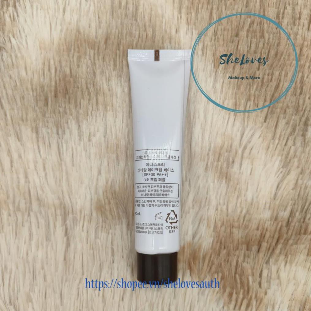 Kem lót INNISFREE Mineral Make Up Base SPF30 PA++