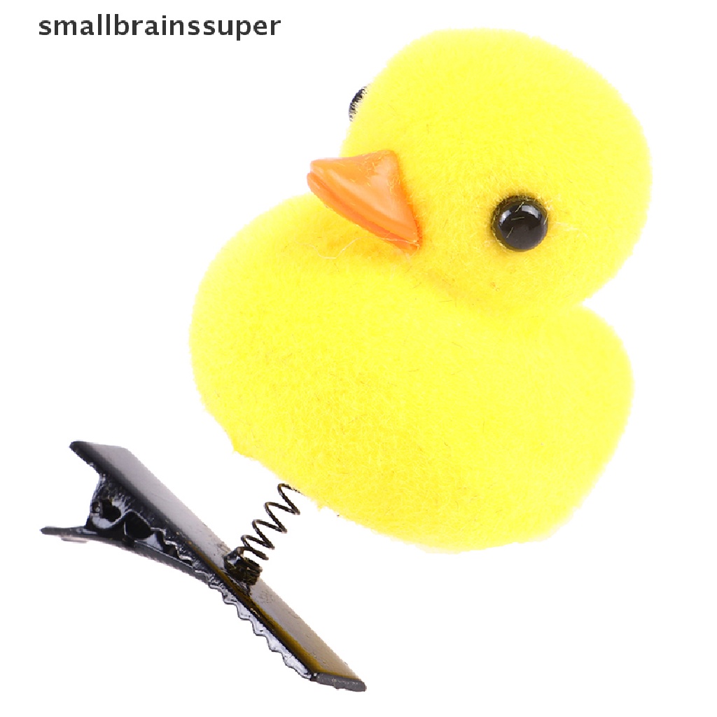 Kẹp Tóc Hình Chú Vịt Nhỏ Màu Vàng Vui Nhộn Dùng Làm Quà Tặng Giáng Sinh SBS