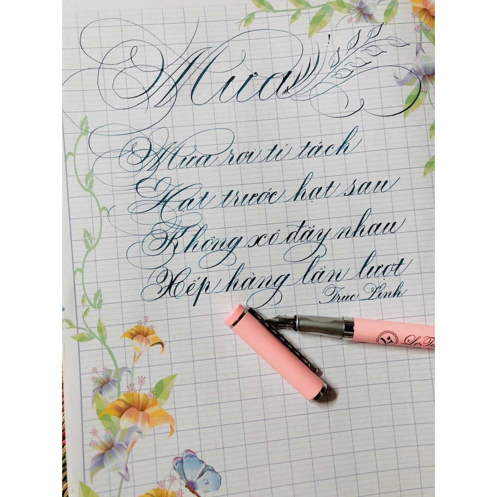 Bút Leta 382 Calligraphy - Bút lá tre ngòi S