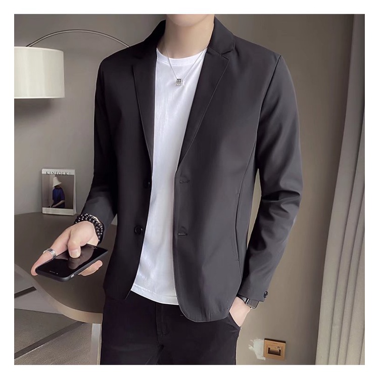 Áo khoác vest KT dáng ôm màu sắc đơn giản thời trang cao cấp cho nam