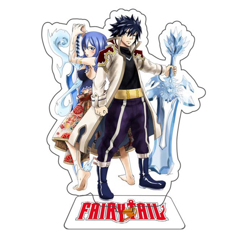 Mô Hình Đồ Chơi Nhân Vật Anime Fairy Tail Bằng Acrylic Đứng Hai Mặt