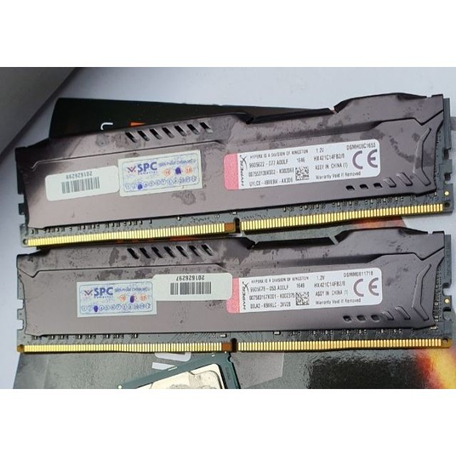 Bộ nhớ RAM Kingston HyperX Fury Black 8G DDR4 Bus 2133Mhz 21