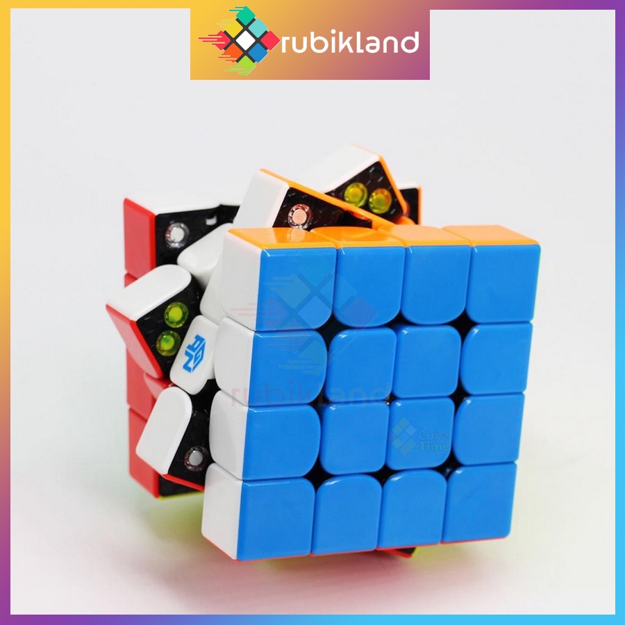 Rubik Gan 460 M Gan460M Rubic 4x4 Có Nam Châm Dòng Cao Cấp Flagship 4 Tầng Đồ Chơi Trí Tuệ Trẻ Em