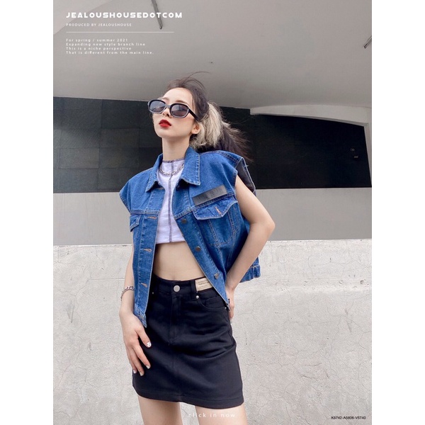Áo khoác, áo gile denim VERDOR FOR YOU 5742